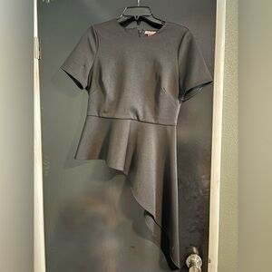 Vince Camuto Charcoal Asymmetrical Shirt